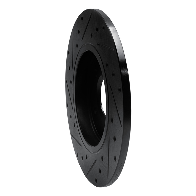 Buick Terraza Brake Rotor (1) - Rear Right - R1 Concepts - Drilled & Slotted - Black - 2005